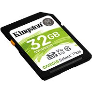 Memóriakártya Kingston Canvas Select Plus SDHC 32GB Class 10 UHS-I