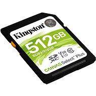 Kingston Canvas Select Plus SDXC 512GB Class 10 UHS-I - Memóriakártya