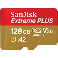 SanDisk microSDXC 128 GB Extreme PLUS + Rescue PRO Deluxe + SD adapter - Memóriakártya