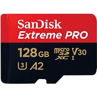 SanDisk microSDXC 128 GB Extreme PRO + Rescue PRO Deluxe + SD adapter - Memóriakártya