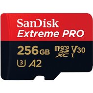 SanDisk microSDXC 256 GB Extreme PRO + Rescue PRO Deluxe + SD adapter - Memóriakártya