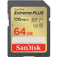 SanDisk SDXC 64 GB Extreme PLUS + Rescue PRO Deluxe - Memóriakártya