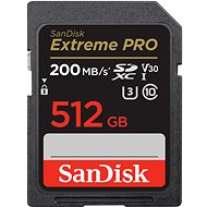 SanDisk SDXC 512 GB Extreme PRO + Rescue PRO Deluxe - Memóriakártya