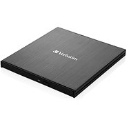 Külső DVD író VERBATIM Blu-Ray Slimline Ultra HD 4K USB 3.2 Gen 1 (USB-C)
