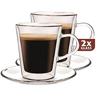 Maxxo Thermal poharak DF909 csészealjjal 2db 220ml - Pohár