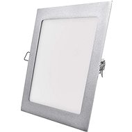 EMOS LED panel 225 × 225, négyzet alakú beépíthető ezüst, 18W természetes fehér