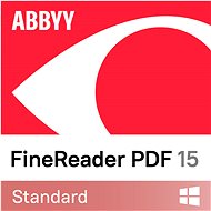 Irodai szoftver ABBYY FineReader PDF 15 Standard, 1 év (elektronikus licenc)