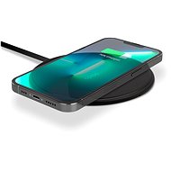 Vezeték nélküli töltő Epico Ultraslim Wireless Charging Pad 10W fekete (beépített kábel)