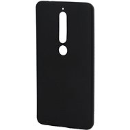 Telefon hátlap Epico Silk Matt Nokia 6.1 készülékhez, fekete