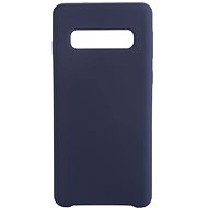 Telefon hátlap Epico Silicone Case tok Samsung Galaxy S10+ készülékhez, kék
