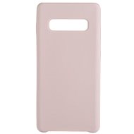 Telefon hátlap Epico Silicone Case tok Samsung Galaxy S10+ készülékhez, rózsaszín
