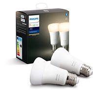 Philips Hue White 9W E27 szett 2 db - LED izzó