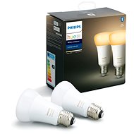 LED izzó Philips Hue White Ambiance 8.5W A60 set 2 db - LED žárovka