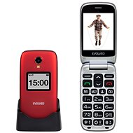 EVOLVEO EasyPhone FP piros - Mobiltelefon