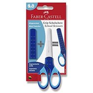 Faber-Castell Grip 13 cm kék - Gyerekolló