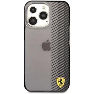 Ferrari Gradient Transparent Apple iPhone 13 Pro Max fekete tok - Telefon tok