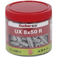fischer UX 8 x 50 R univerzális csomózható tiplik gallérral - Szerelőanyag készlet