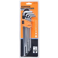 FERRIDA Hex Key Set 9PCS Extra Long - Imbuszkulcs készlet