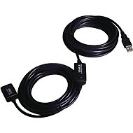Adatkábel PremiumCord USB 2.0 15 m-es hosszabbító kábel - Datový kabel