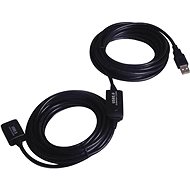 Adatkábel PremiumCord USB 2.0 25 m-es hosszabbító kábel - Datový kabel