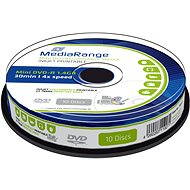 MediaRange 8 cm-es DVD-R Inkjet Printable Fullsurface 10p cakebox - Média