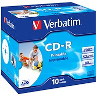 Média Verbatim CD-R Imprimable AZO 52x, Printable 10 db - tokokban