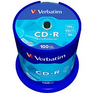 Verbatim CD-R DataLife Protection 52x, 100db - Média