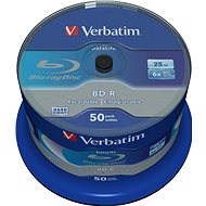 VERBATIM BD-R SL DataLife 25GB, 6x, spindle 50 db - Média
