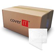 COVER IT box: 1 CD 10 mm jewel box + tray, átlátszó - doboz, 200 db