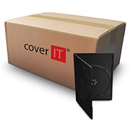 COVER IT doboz: 2 db 7 mm-es vékony fekete doboz - 100db-os doboz - CD/DVD tok