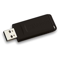 VERBATIM flashdisk 8GB USB 2.0 meghajtó visszahúzható fekete - Pendrive