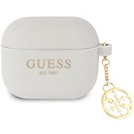 Guess 4G Charms Szilikon tok az Apple Airpods 3-hoz Grey - Fülhallgató tok