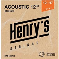 Henry's Strings 12ST Bronze 10 47 - Húr