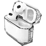 Hishell Two Colour Clear Case for Airpods 3 Black - Fülhallgató tok
