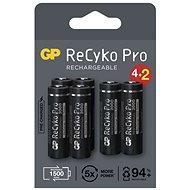 GP ReCyko Pro Professional AA (HR6), 6 db - Tölthető elem