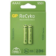 Tölthető elem GP ReCyko 1000 AAA (HR03) újratölthető elem, 2 db - Nabíjecí baterie