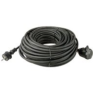 Hosszabbító kábel Emos gumi hosszabbító kábel 10 m 3x 1,5 mm, fekete - Prodlužovací kabel
