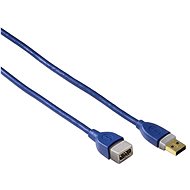 Adatkábel Hama USB 3.0 AA hosszabbító, 1.8 m, kék - Datový kabel