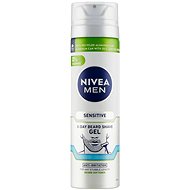 Borotvagél NIVEA Men 3-Day Beard Shave Gel Sensitive 200 ml - Gel na holení