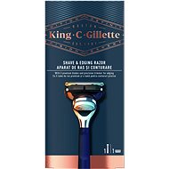 KING C. GILLETTE Shave & Edging + 1 db fej - Borotva