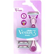GILLETTE Simply Venus 3 + 4 db fej - Női borotva