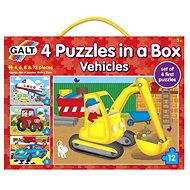 GALT 4 puzzle egy dobozban - szállítóeszközök - Puzzle