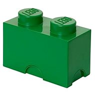 Tároló doboz LEGO tároló doboz 125 x 250 x 180 mm - zöld tmavě-