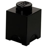Tároló doboz LEGO tároló doboz 125 x 250 x 180 mm - fekete