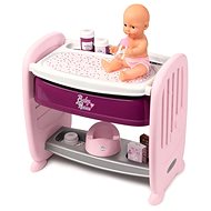 Kiegészítő babákhoz Smoby Baby Nurse 2 az 1-ben kiságy/pelenkázóasztal