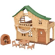 Sylvanian Families kabin bútorokkal - Figura kiegészítő