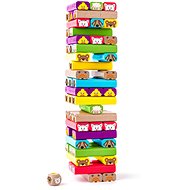WOODY Tower "Sammy "állatokkal - játék - Társasjáték