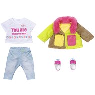 Kiegészítő babákhoz BABY born Deluxe Készlet színes kabáttal, 43 cm