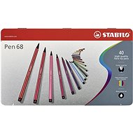 STABILO Pen 68 40 db fém tok - Filctoll