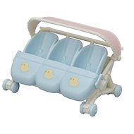 Sylvanian families Hármas iker babakocsi - Figura kiegészítő